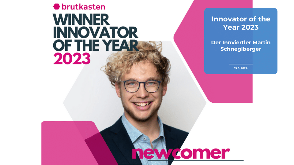 Auszeichnung als Innovator of the Year 2023